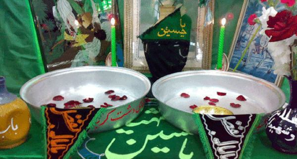 عکس مراسم طشت گذاری محرم