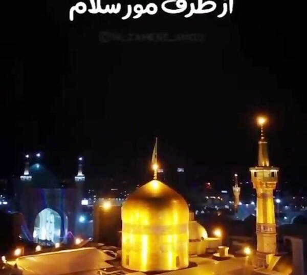 عکس نوشته زیبا در مورد شهادت امام رضا