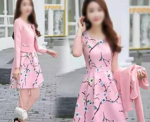 عکس مدل سارافون گلدار خانگی