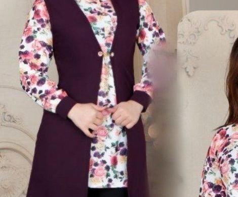 عکس مدل سارافون گلدار خانگی