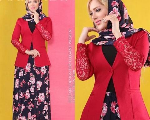 عکس مدل سارافون گلدار خانگی