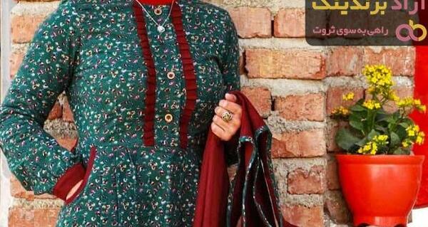 عکس مدل سارافون گلدار خانگی