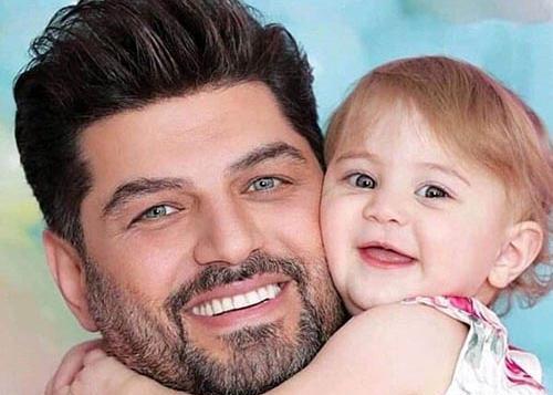 عکس سام درخشانی با پسرش