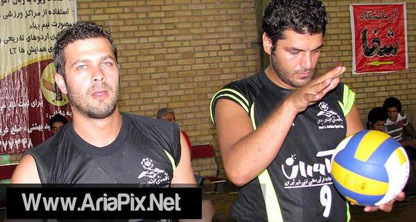 عکس سام درخشانی با پسرش