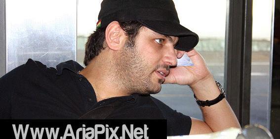 عکس سام درخشانی با پسرش