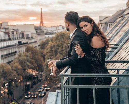عکس لاکچری عاشقانه دونفره اینستا