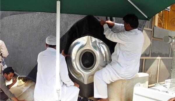 عکس حجرالاسود کعبه