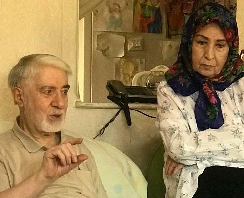 عکس زهرا رهنورد و میرحسین موسوی