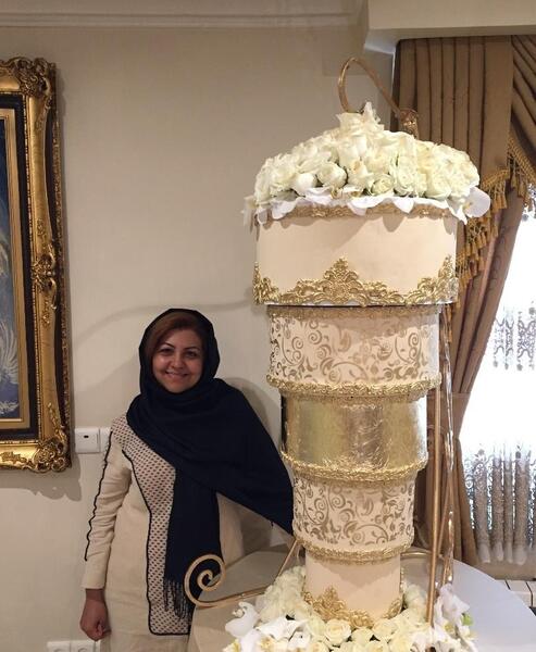 عکس کیک ضد جاذبه