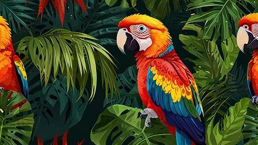 عکس تصویر پس زمینه طوطی