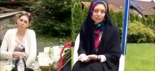 عکس آزاده در خارج