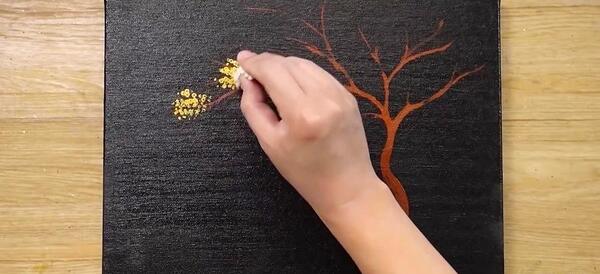 عکس مدل نقاشی روی بوم مخمل