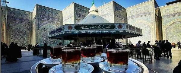 عکس از چایخانه حرم امام رضا
