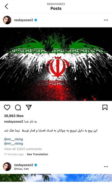 عکس خودکشی ندا یاسی