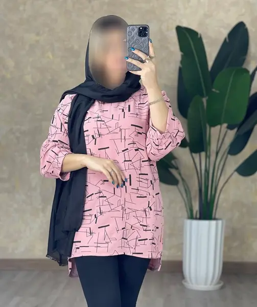 عکس مدل مانتو صورتی دخترانه