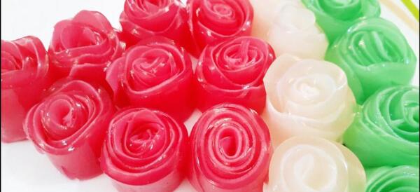 عکس ژله تزیین شده