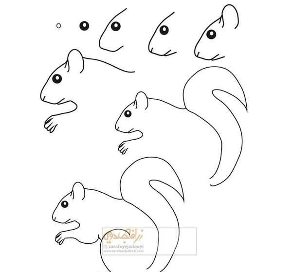 عکس نقاشی ساده قلعه