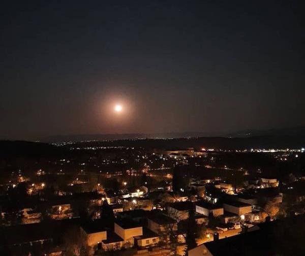 عکس شب ماه و ستاره