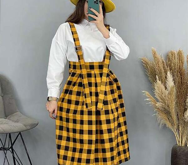 عکس دامن دخترانه با ساس بند