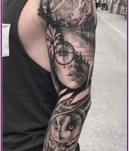 عکس تاتو روی دست فول