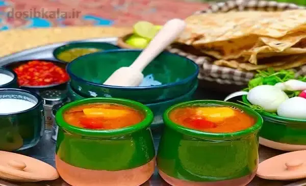 عکس ظرف دیزی سفالی
