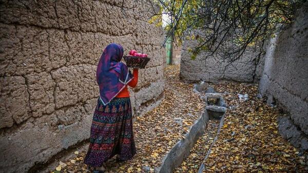 عکس نوشته خیابان پاییز کوچه مهر