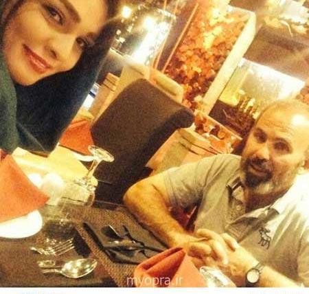 عکس احسان روزبهانی وهمسرش