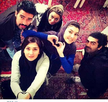 عکس احسان روزبهانی وهمسرش