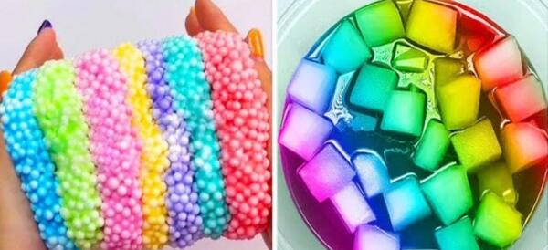 عکس اسلایم رنگارنگی
