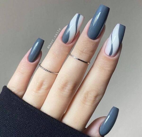 عکس کاشت ناخن مربعی