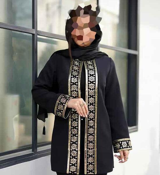 عکس مدل مانتو مشکی اسپرت