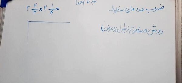 عکس ضرب مساحتی کلاس پنجم