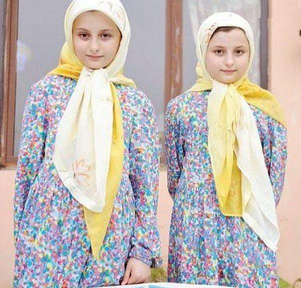 عکس سارا و نیکا با آرایش