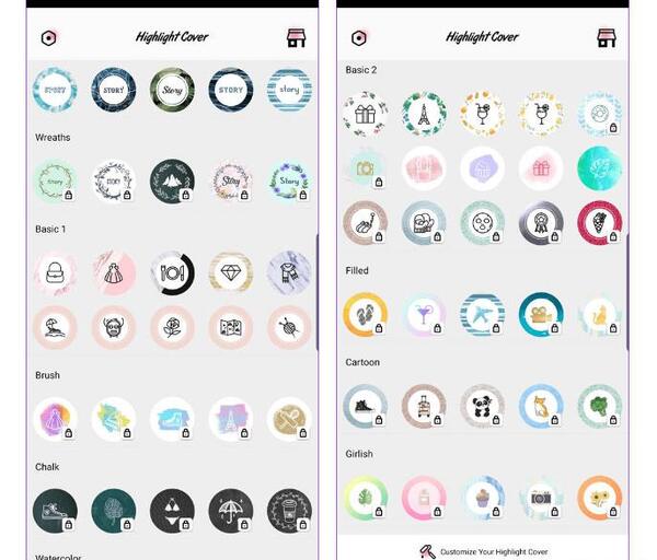 عکس پروفایل هایلایت اینستا