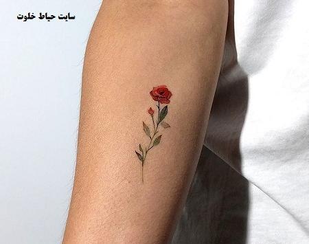 عکس تاتو روی دست دختر
