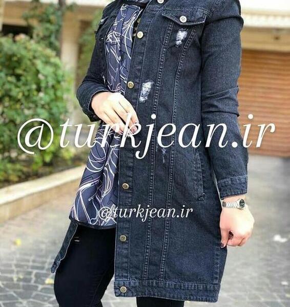 عکس مانتو ذغالی دخترانه
