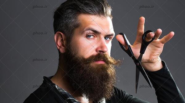 عکس مرد ته ریش دار