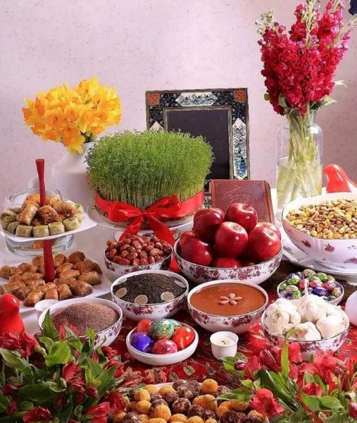 عکس از سفره هفت سین نی نی سایت