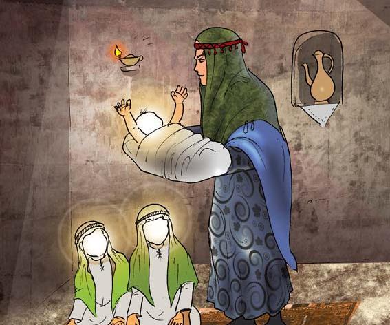 عکس کارتونی حضرت فاطمه
