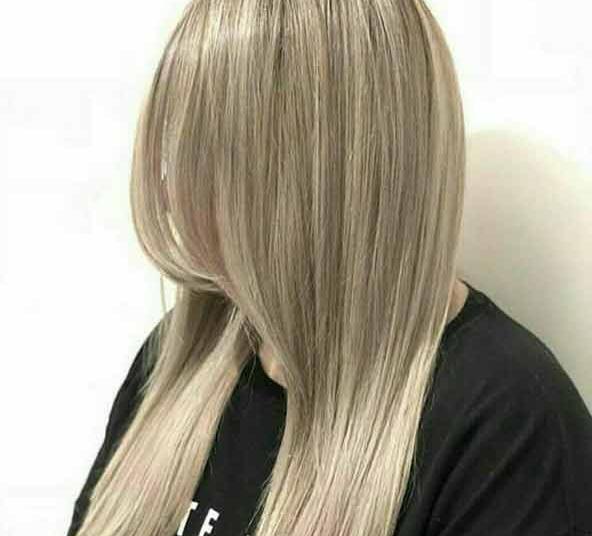 عکس رنگ مو دکلره