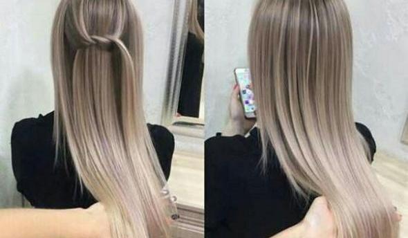 عکس رنگ مو دکلره