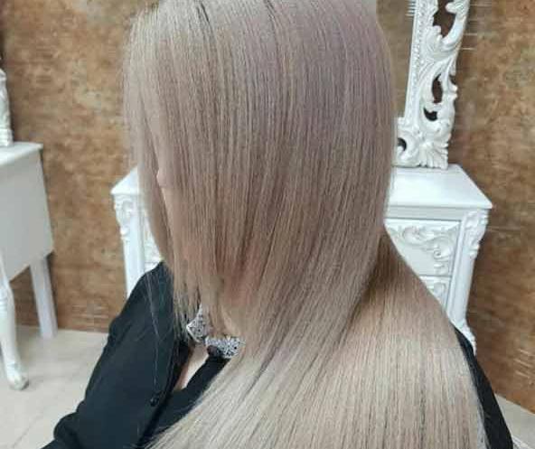 عکس رنگ مو دکلره