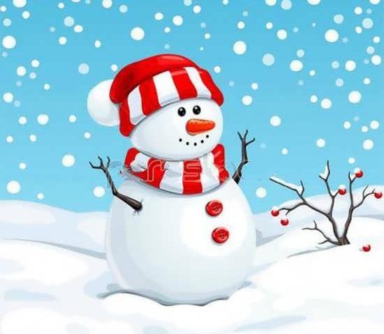 عکس ادم برفی دخترانه