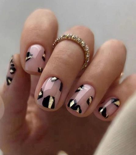 عکس ژلیش روی ناخن طبیعی