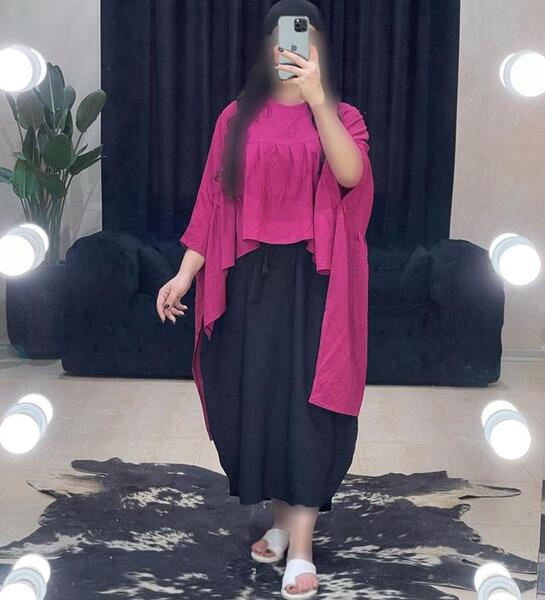 عکس مدل سارافون صورتی