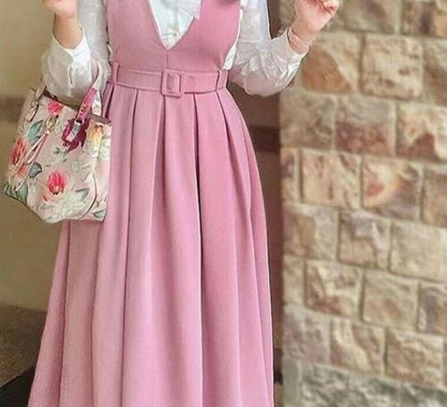 عکس مدل سارافون صورتی