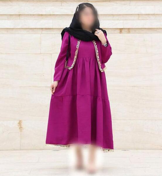 عکس مدل سارافون صورتی