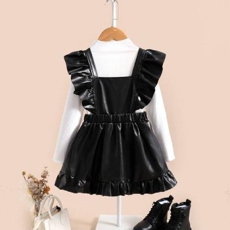 عکس لباس چرم دخترانه بچه گانه