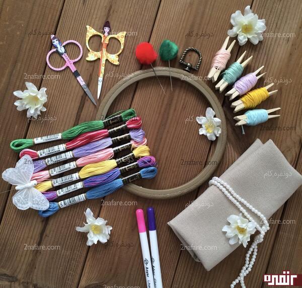 عکس ایده های مختلف برای گلدوزی