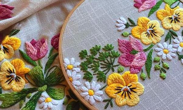 عکس ایده های مختلف برای گلدوزی